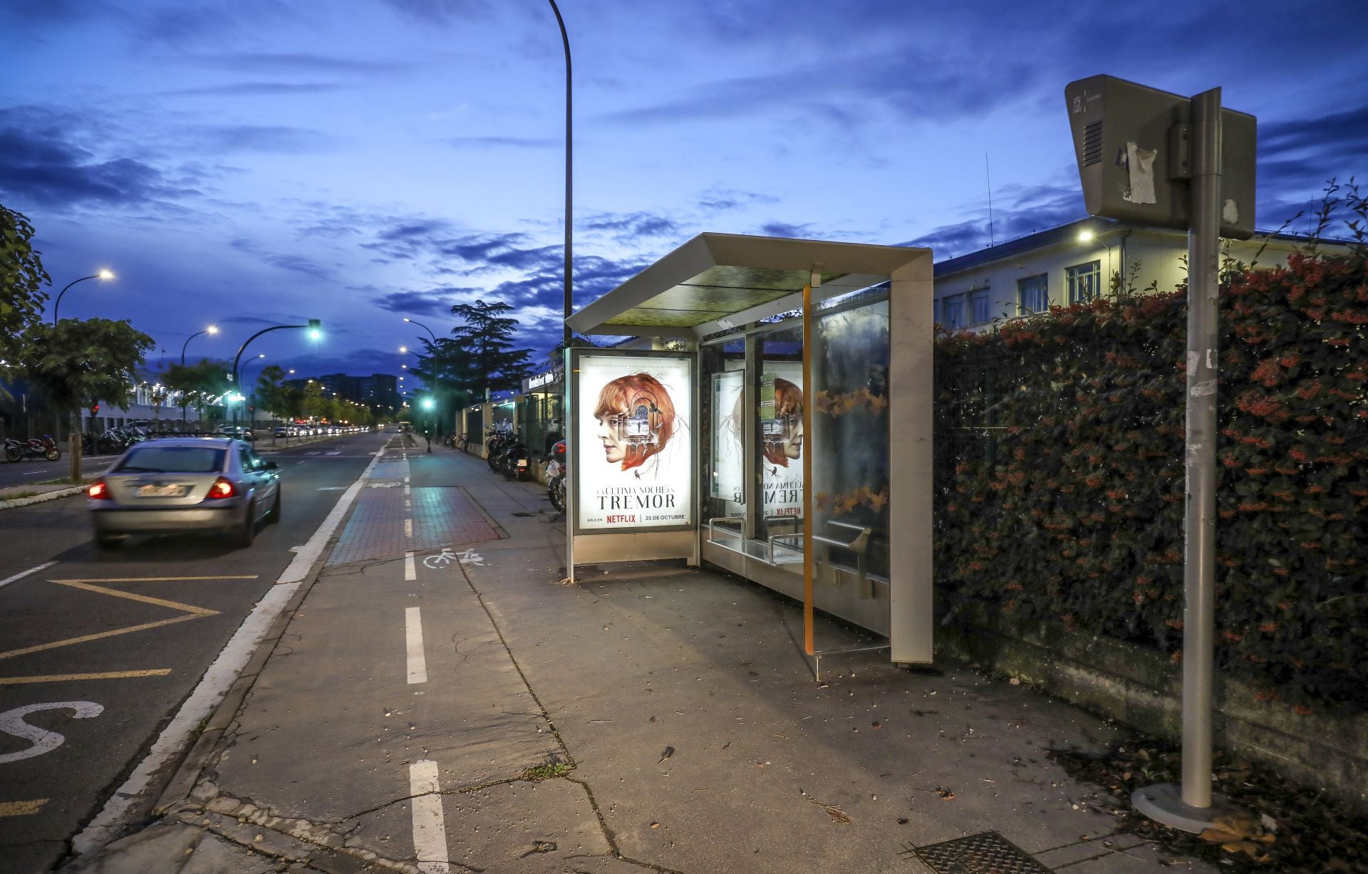 La huelga del transporte de viajeros en Álava, en imágenes