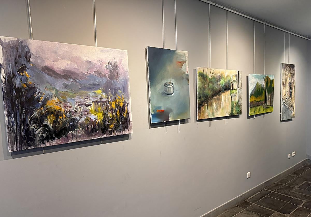 Los cuadros se pueden observar en Iturri Kultur Etxea.