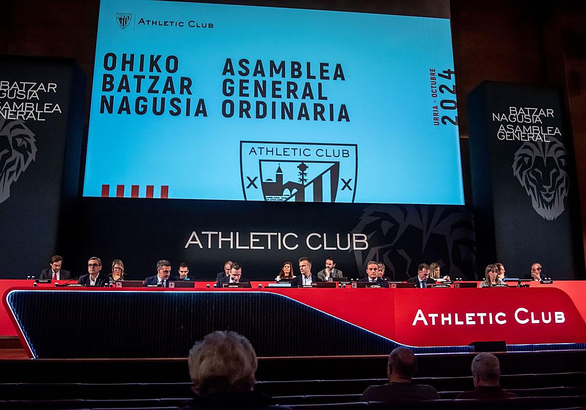 Euskalduna volvió a acoger la asamblea del Athletic.