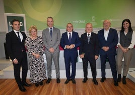 Rubén González-Bengoa, Ana del Val, Jesús de Andrés, Ramiro González, Juan Ignacio Pérez, Jon Armentia y Ainhoa Rousse.