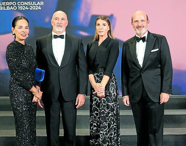 Ana Osaba, Isidro Beltán de Heredia, Catalina Beltrán e Iñigo Gómez Bilbao.