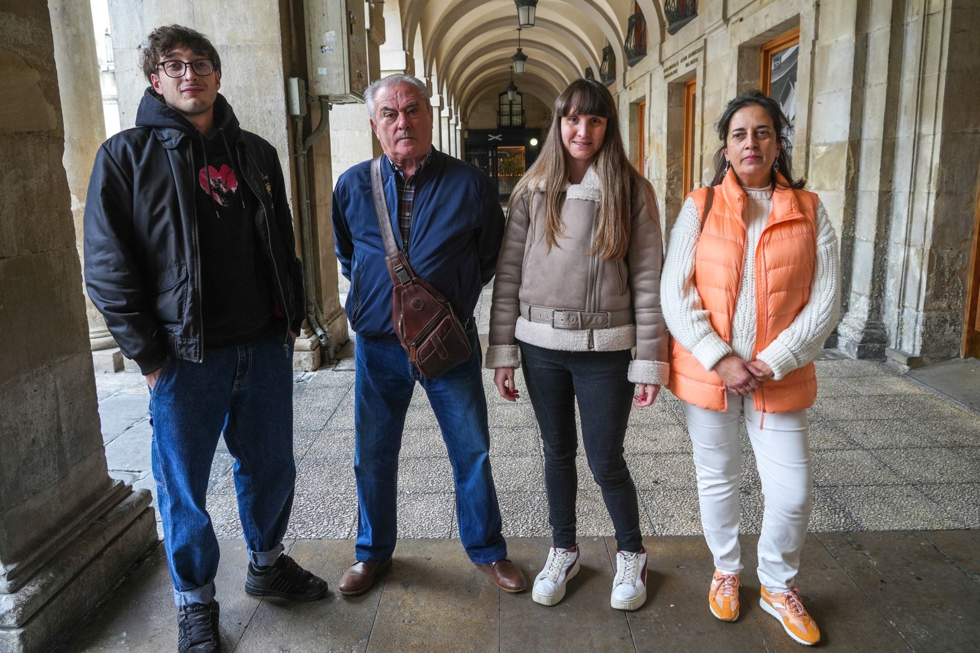 Jon Martínez, Javier Villasante, Iratxe Gistau y Blanca Muñoz. 