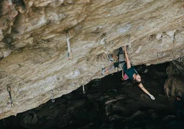 La vizcaína que rompe récords de escalada