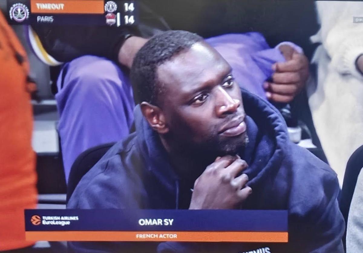 Glamour parisino para ver al Baskonia: Omar Sy, Lilian Thuram…