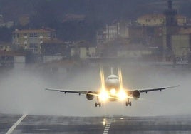 Cancelados seis vuelos en la ruta Loiu-Barcelona