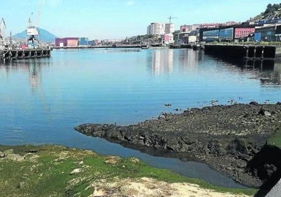 Zona cercana al colector perimetral del Consorcio de Aguas en Erandio.