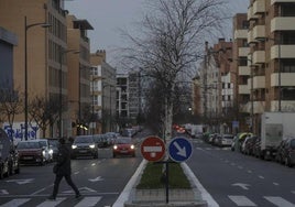 Persecución policial en Zabalgana a plena luz del día