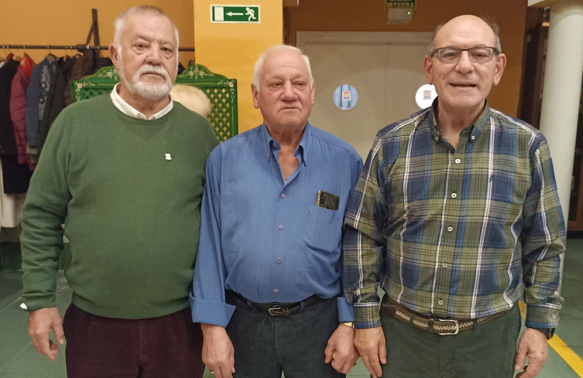 Agustín Torrado, José Arcos y Rafa Fernández.