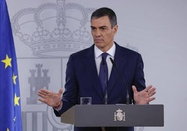 El presidente del Gobierno, Pedro Sánchez.