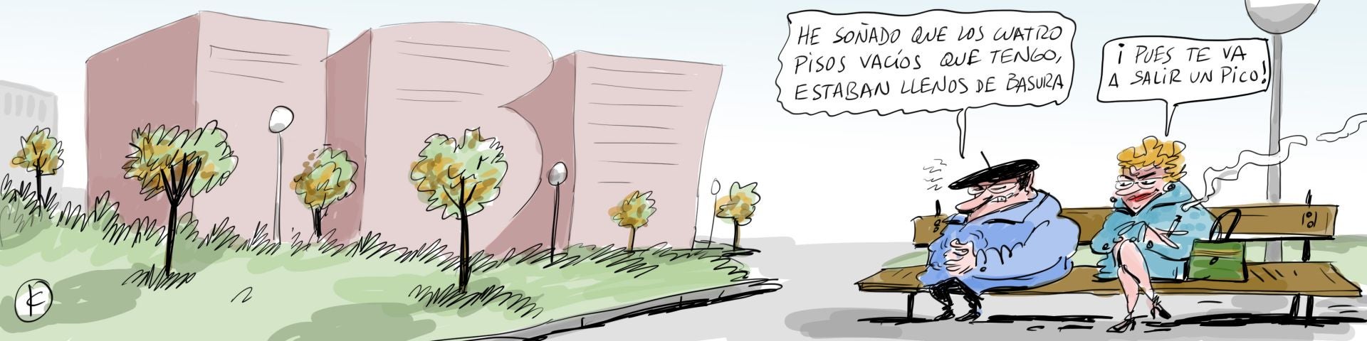 La viñeta de Cerrajería sobre el recargo en el IBI a los pisos vacíos