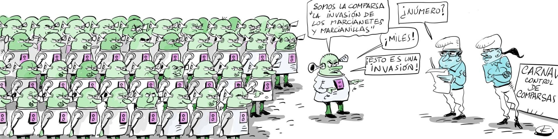 La viñeta de Cerrajería sobre el Carnaval