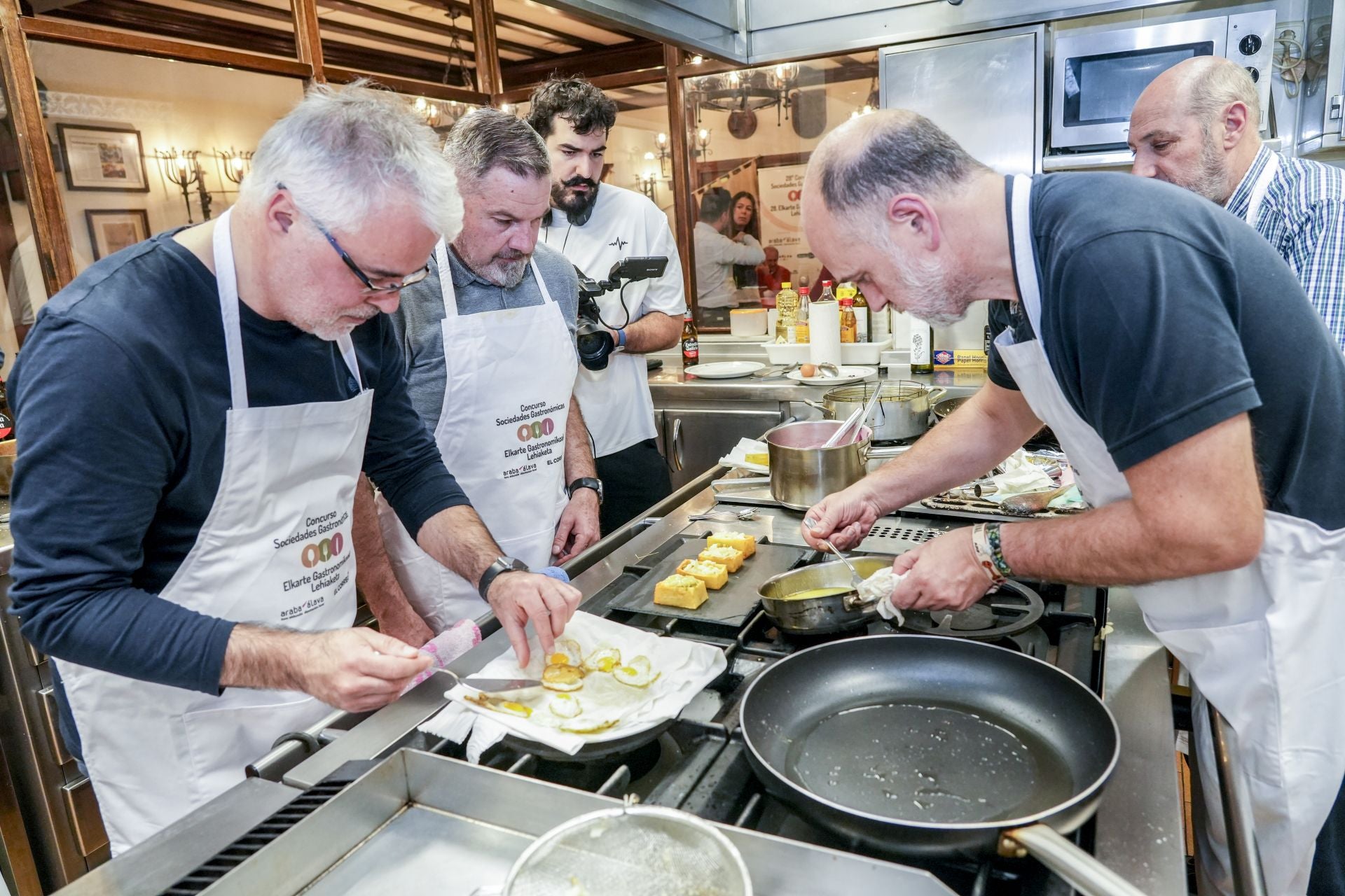 Así fue la cena en Ametza