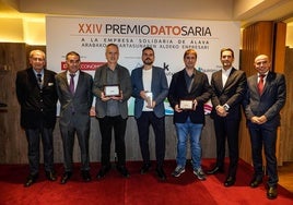 Augusto Borderas, David Udakiola, Alfonso Sáenz de Cámara, Patxi Sánchez, Ricardo Domingo, Manu Díaz de Corcuera y Axier Urresti.