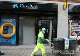 Oficina de CaixaBank en Madrid.