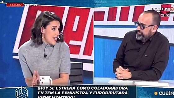 La petición de Irene Montero a Risto Mejide: «Quiero que te comprometas a decir 'todes'»