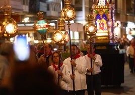 Procesion de la Cofradía de los faroles.