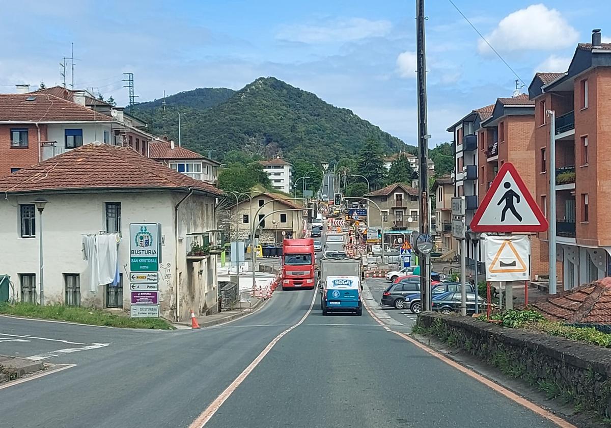 Las obras de reorganización de los accesos en la carretera comenzaron en julio del año pasado.