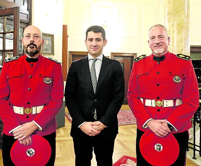 Asier Jauregi, Asier Areitio y Luken Herrero.