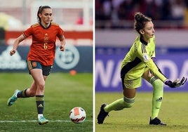 Zubieta y Nanclares fueron campeonas del mundo sub-20 en 2022. La centrocampista ese mismo verano ganó el Europeo sub'19.