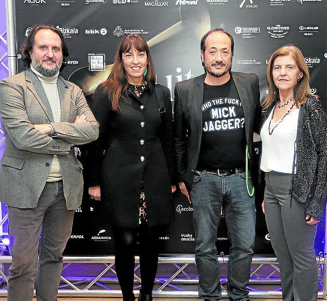 Ricardo Campuzano, Leire Sáez, Igor Cubillo y Arantza Martínez.