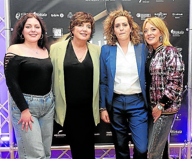 Olatz Bustinza, Eloísa Fernández, Lorena Cuevas e Izorne Luengo.