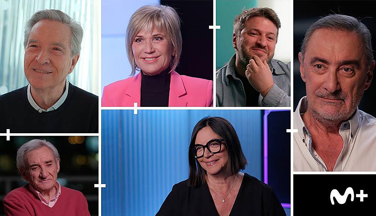 Los periodistas que participan en 'Las voces de la radio'.