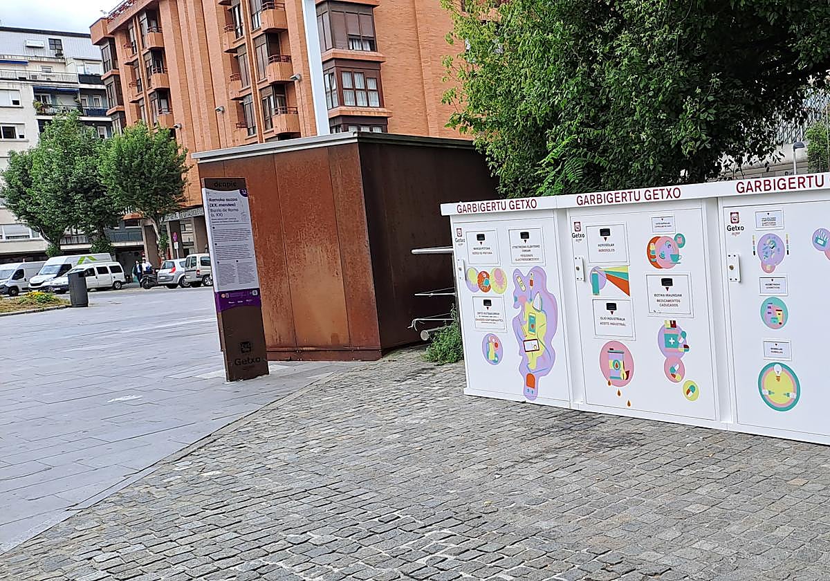 Uno de los garbigertus distribuidos por el municipio.