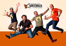 Xabi Vitoria, Manu Villarraso, Gustavo Racionero y Juanjo Vitoria.