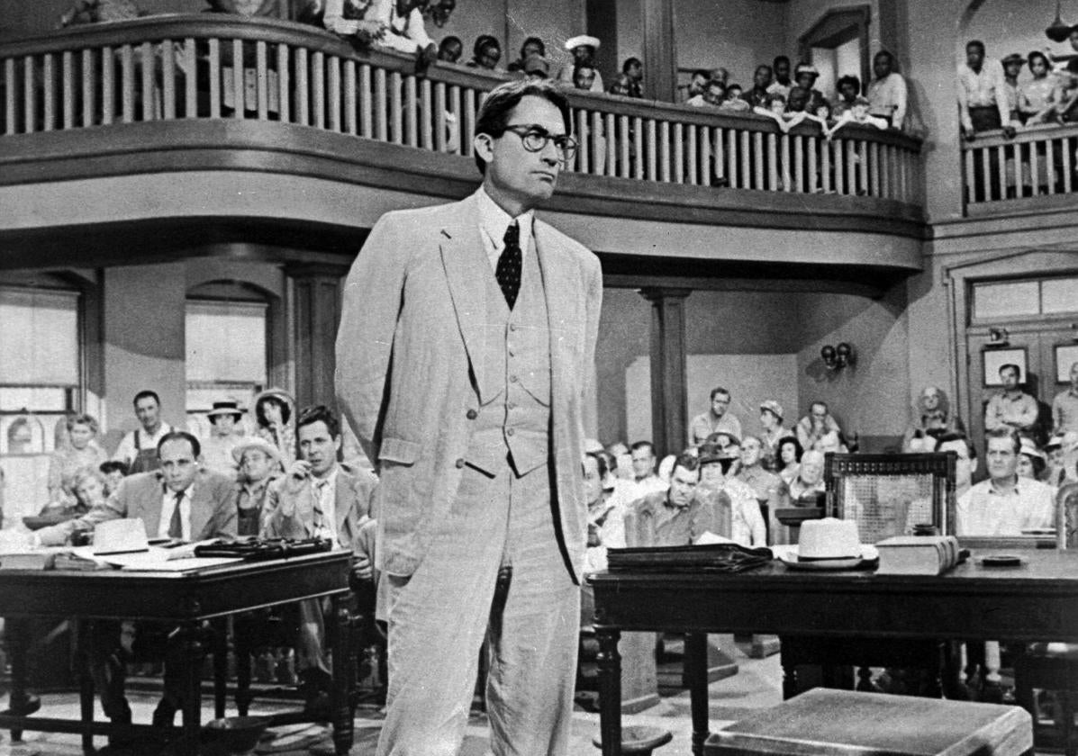 Gregory Peck como el abogado Atticus Finch en 'Matar a un ruiseñor', que clausurará Zinexit.