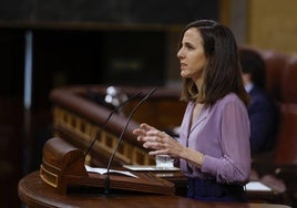 La diputada de Podemos Ione Belarra.