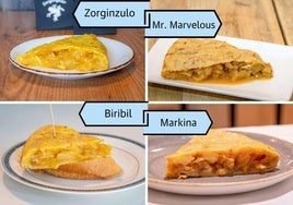 Los cuatro mejores pintxos de tortilla de Bizkaia