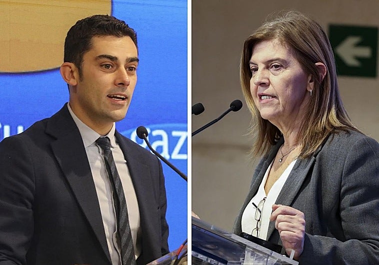 Ander Larrinaga y María Aranzazu Martínez Tobalina fueron los encargados de dar la bienvenida a los asistentes.