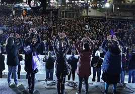 El feminismo toma las calles de Bilbao: «Si silencias la violencia, eres cómplice»