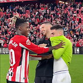 La afición de la Real carga contra Barrenetxea por sus risas con jugadores del Athletic tras perder el derbi