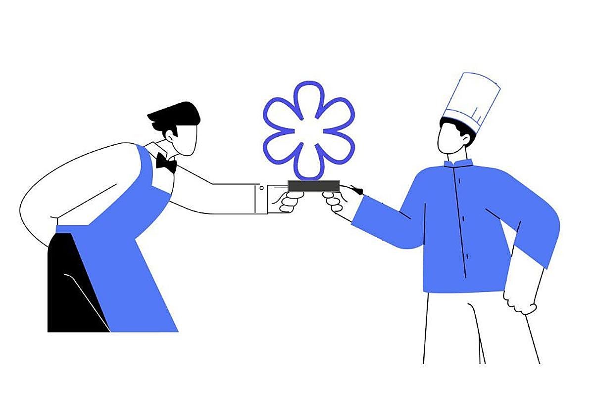 Estrellas en bandeja