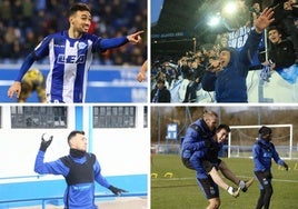 Munir, durante su etapa en el Alavés.