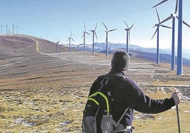 Sierra de Elguea. Álava concentra todos los parques eólicos de Euskadi salvo el del Puerto de Bilbao y el del monte Oiz.