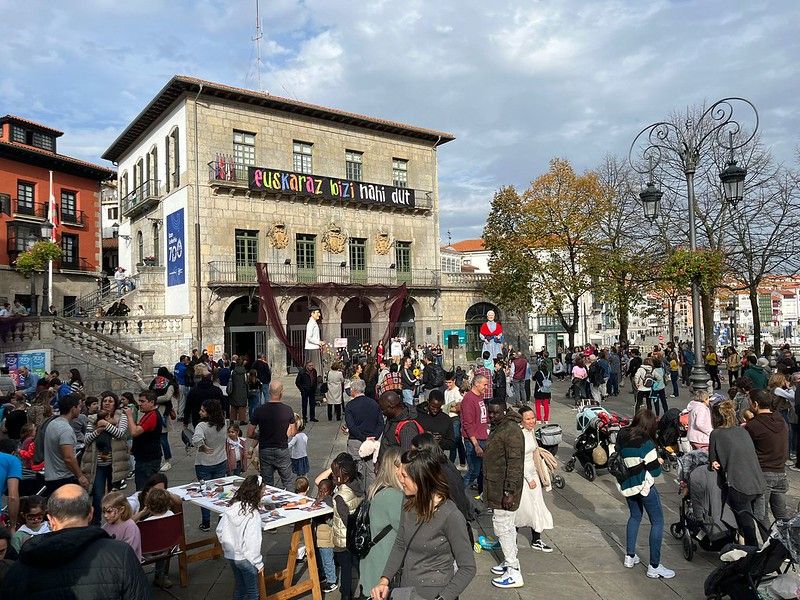 Lekeitio ha celebrado numerosos actos en favor del euskera este fin de semana.