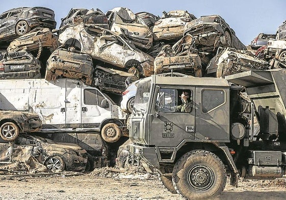 Imagen de una de las zonas más devastadas por la dana.