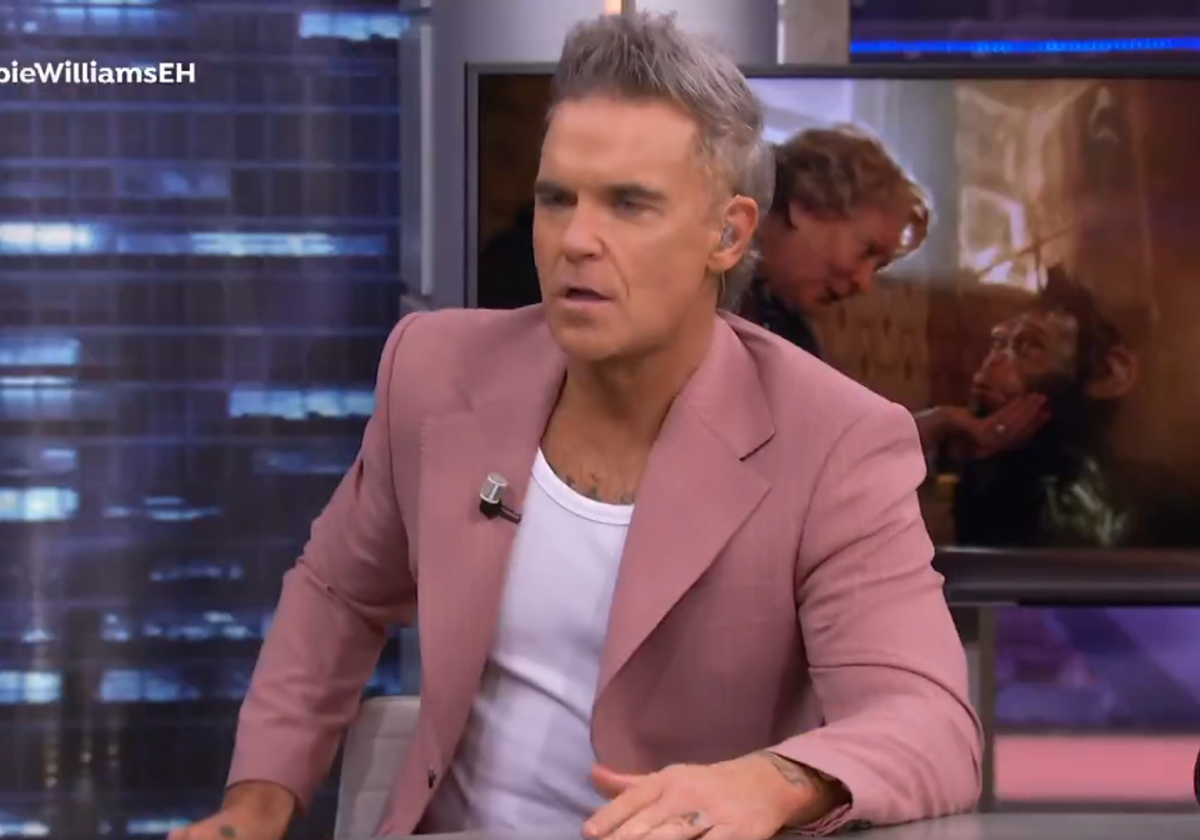 Robbie Williams, en 'El Hormiguero'.