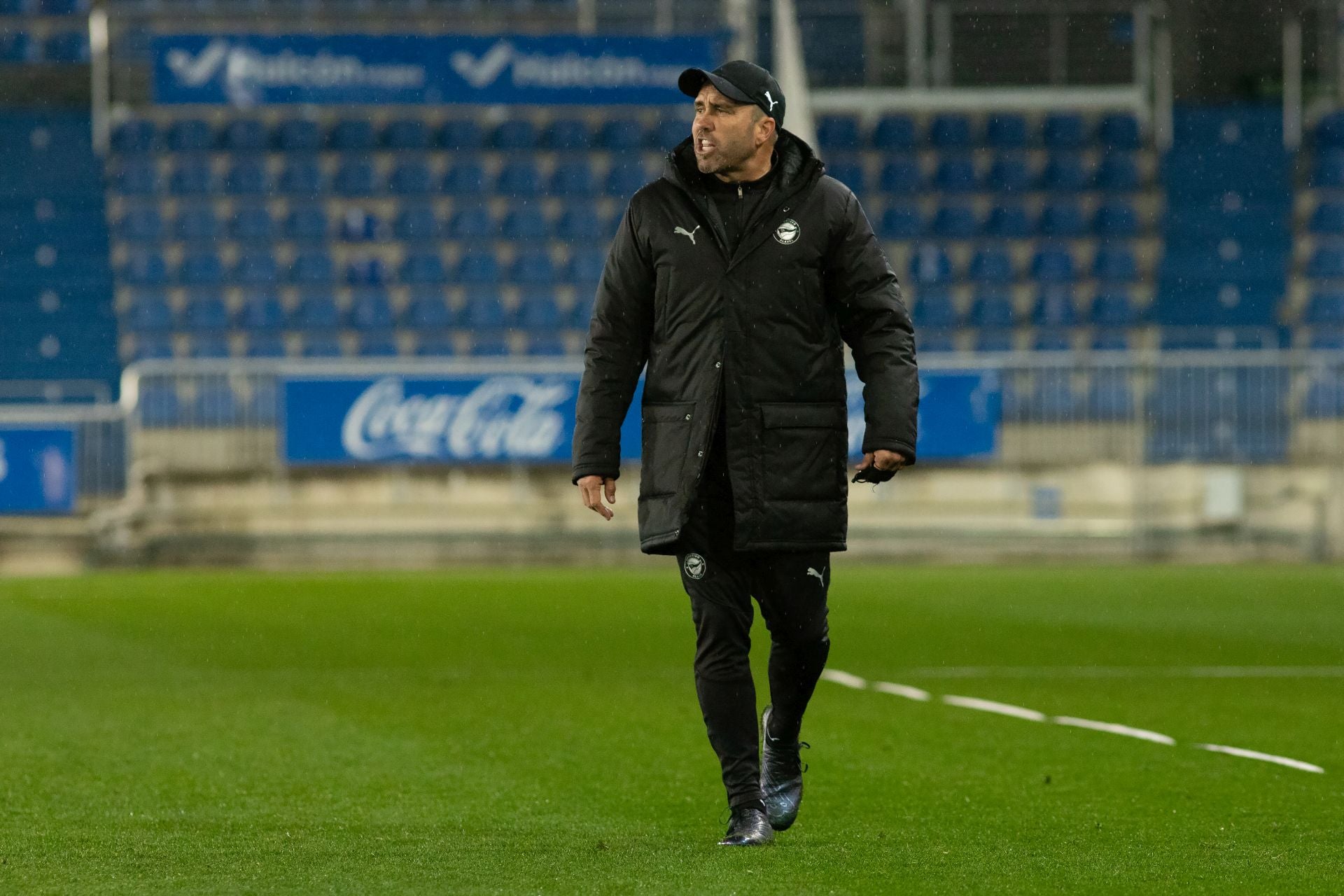 El primer día de Coudet en el Alavés en imágenes