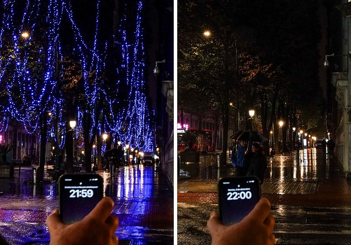 ¿Por qué Bilbao es la capital que antes apaga las luces de Navidad?