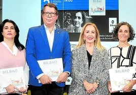 Antonia Delgado, Gonzalo Olabarria, María Jesús Cava y Elena Ciordia.