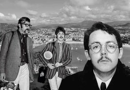 Con bigote. Foto que se hizo Paul McCartney en 1966 para su pasaporte, justo antes de emprenderel viaje que le traería a Donostia.