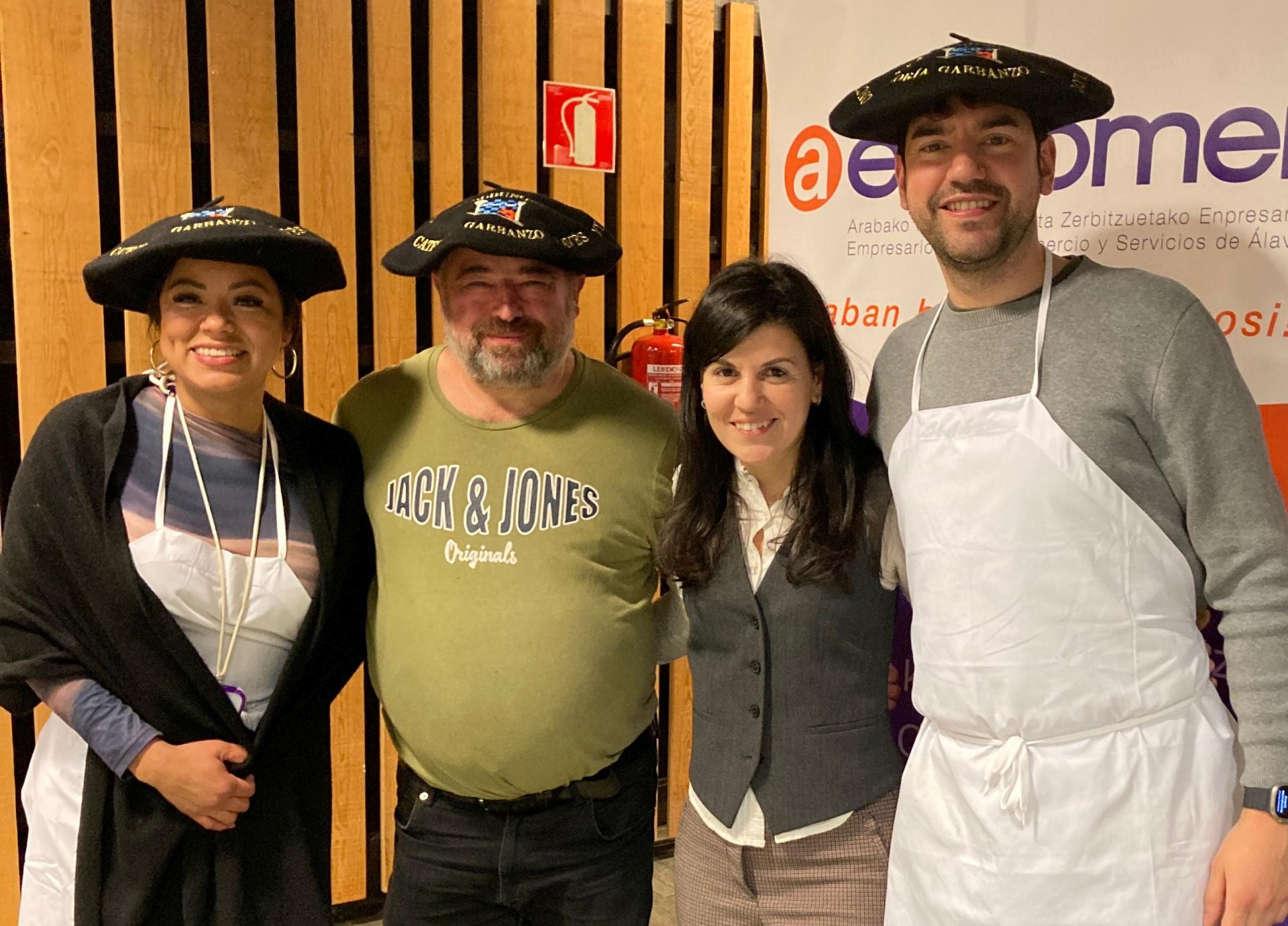 Ángela Montenegro, José Bergara, Edurne Parro y Aitor González.