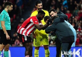 El agradecimiento del portero del Villarreal a los gestos de cariño de San Mamés tras su lesión