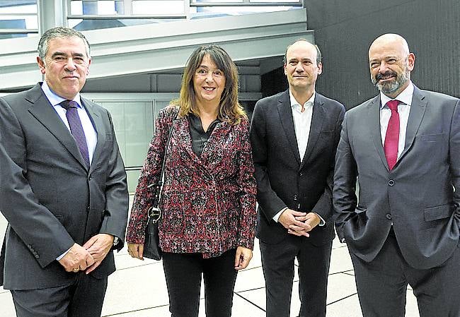 José Echezarra, Montse Mateo, José Velasco y Guillermo Buces.