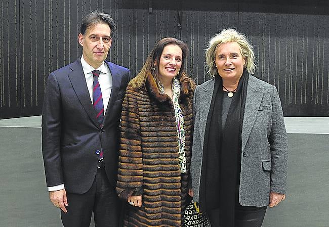 Miguel López, Sara Aranda e Ikerne Irulegi.