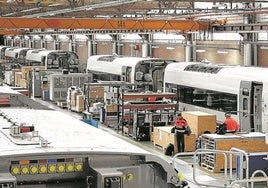 Planta de fabricación de Talgo en la localidad alavesa de Rivabellosa