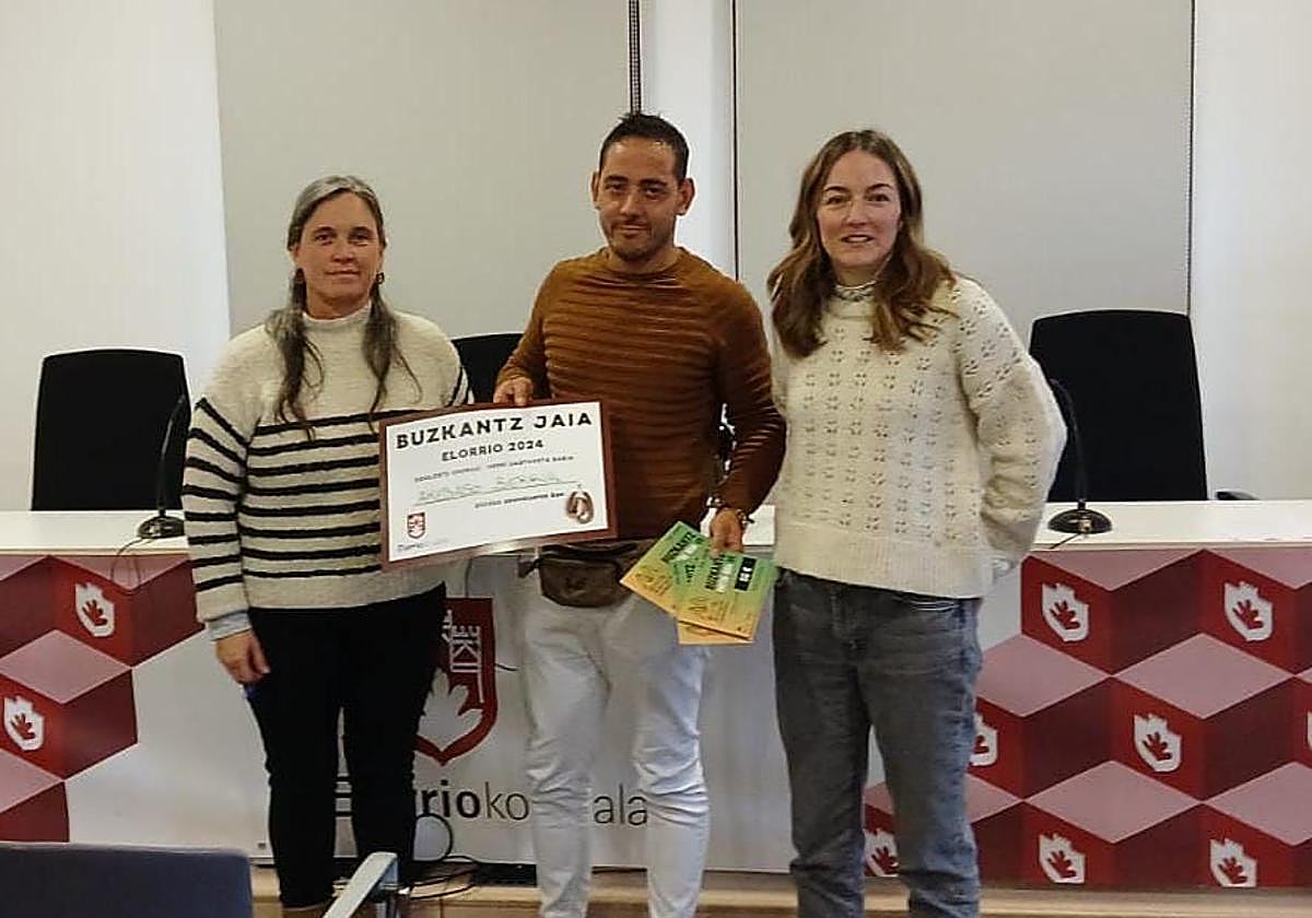 La carnicería Akebaso Berria, con el premio ganador.